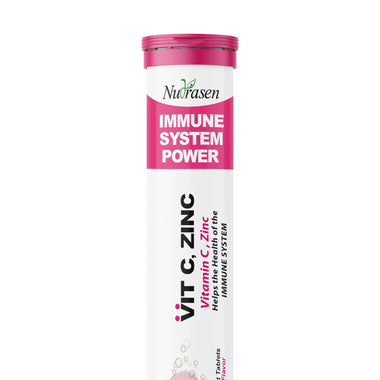Nutrasen ZINC + VITAMIN C (Strawberry Flavor)